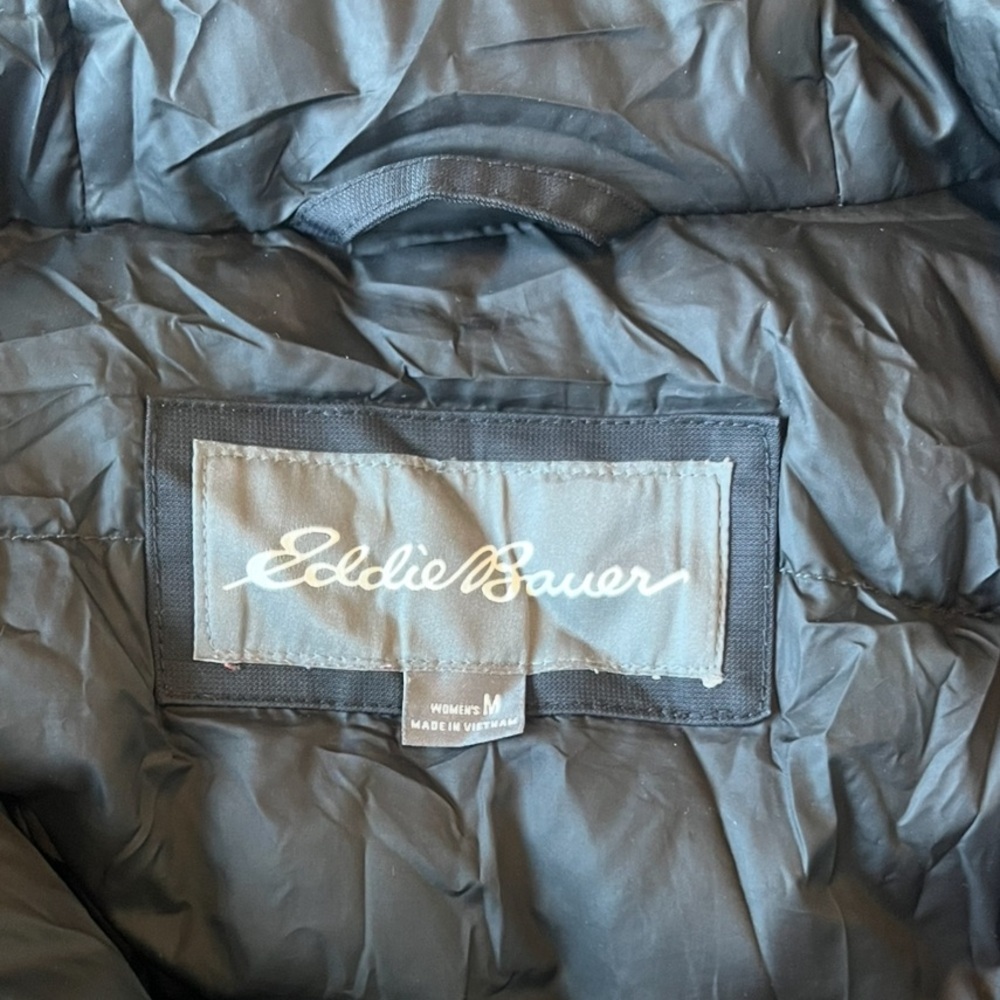 Eddie Bauer Weatheredge Down Hooded Winter Puffer Parka M - Picture 2 of 14
